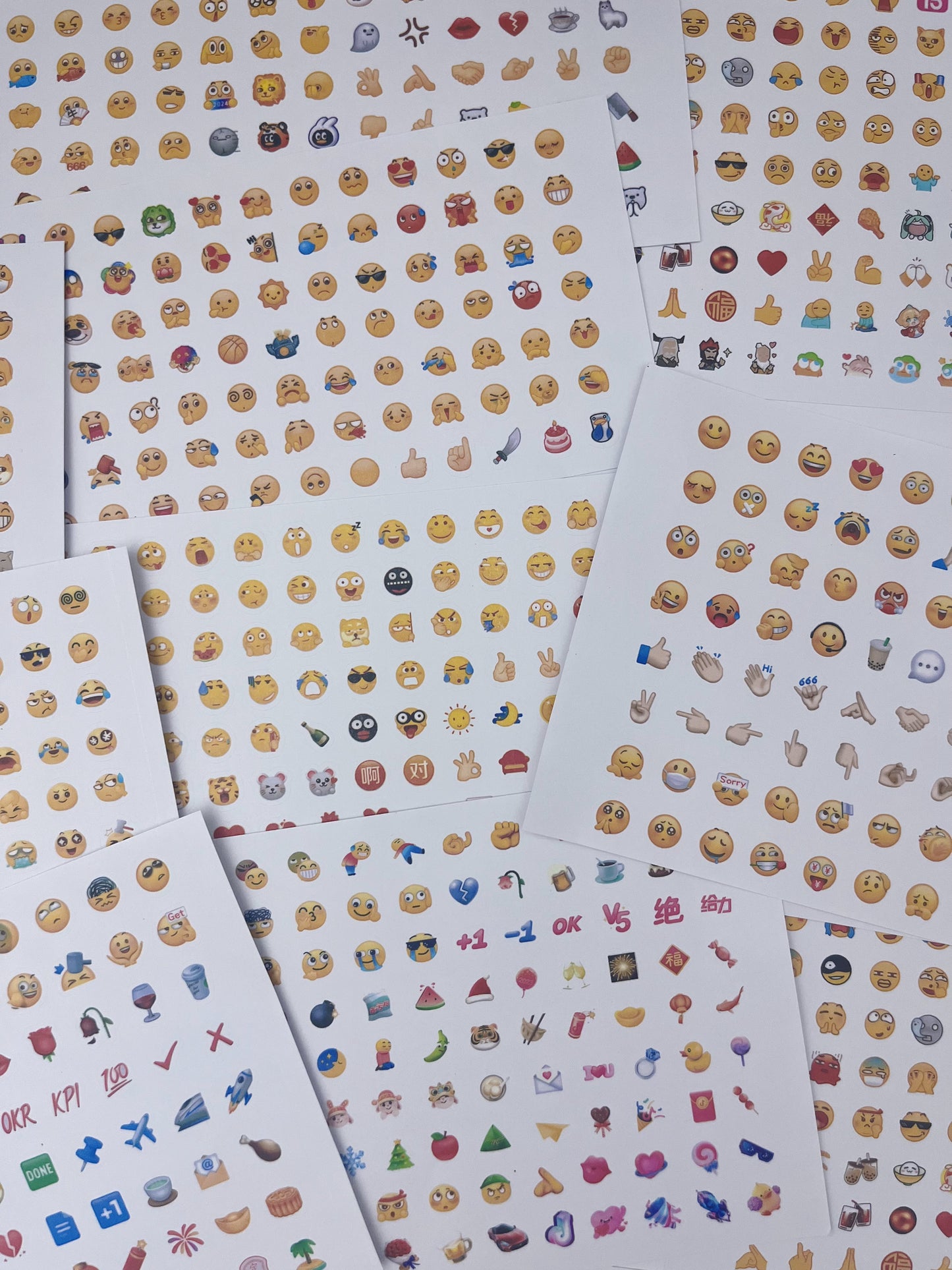 Emoji Stickers Sheet