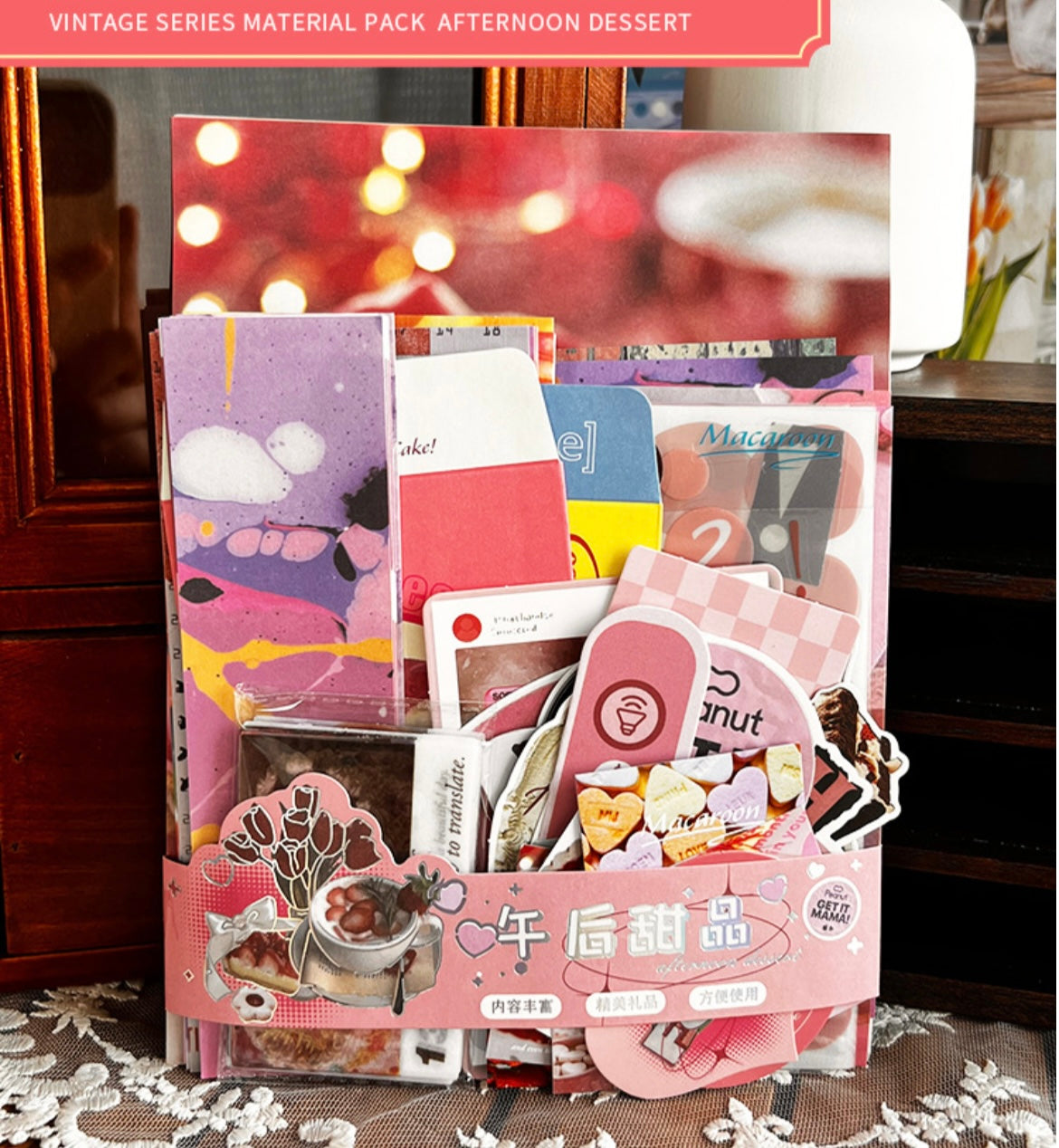 Vintage Series Journaling Material Pack (91 pcs)