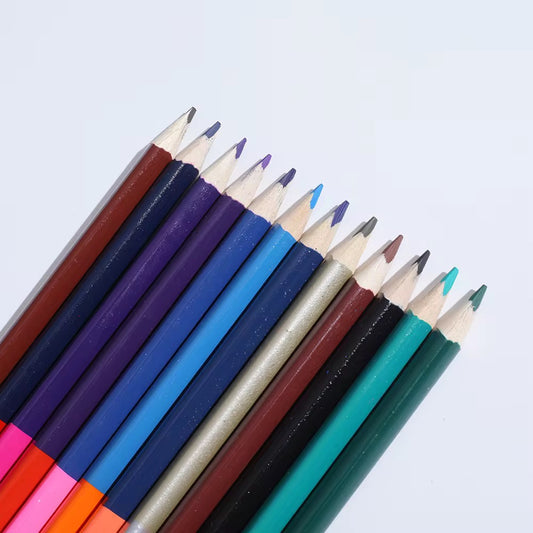 24-color Coloring Pencils Set (Double Tips) - ShopHaul