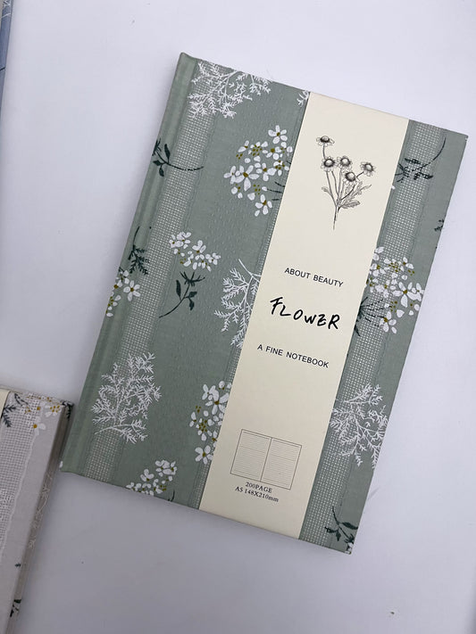 Flower Lined A5 Journal
