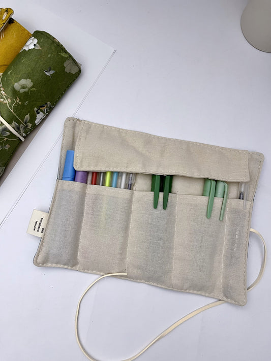 Floral Pen Wrap Pouch - ShopHaul