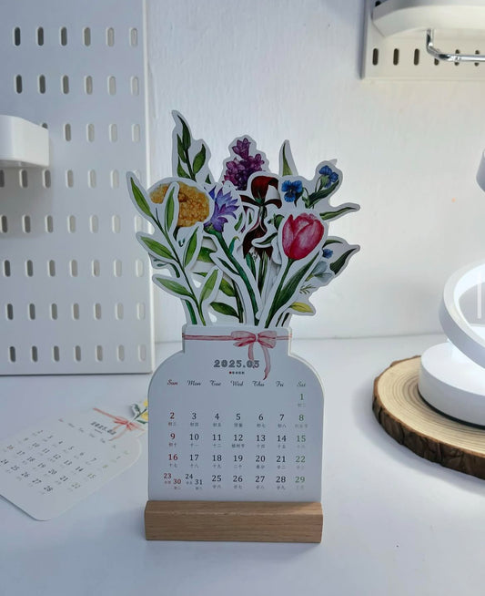 Floral Desk Calendar Set - ShopHaul