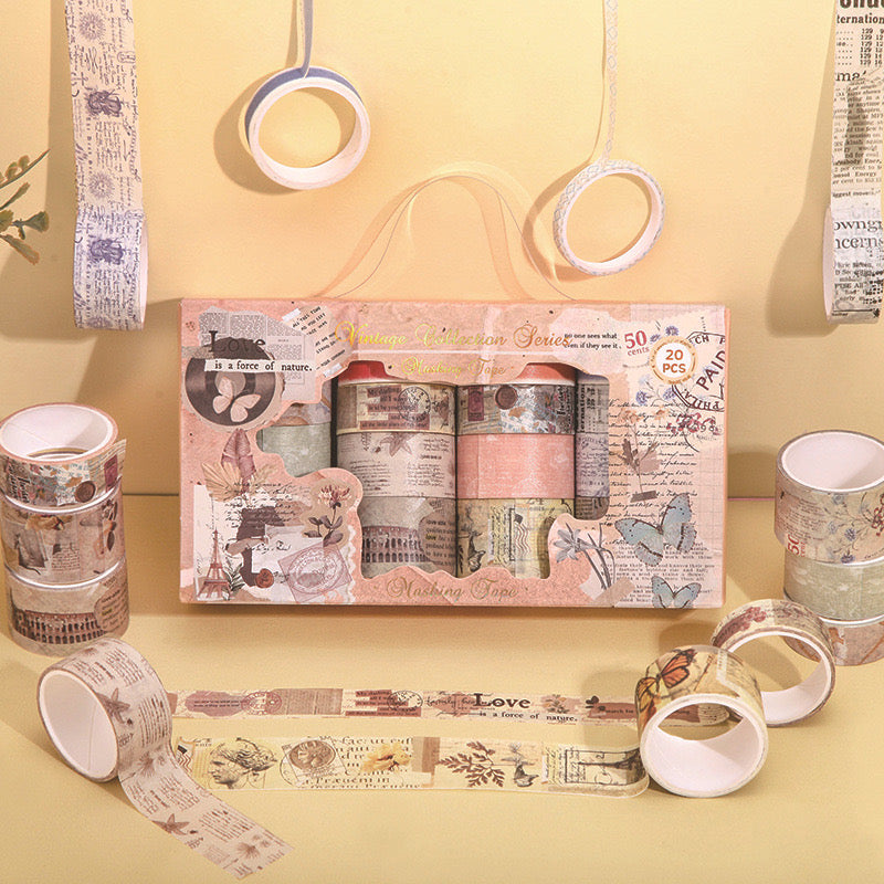20 rolls of Washi Tapes Set - ShopHaul