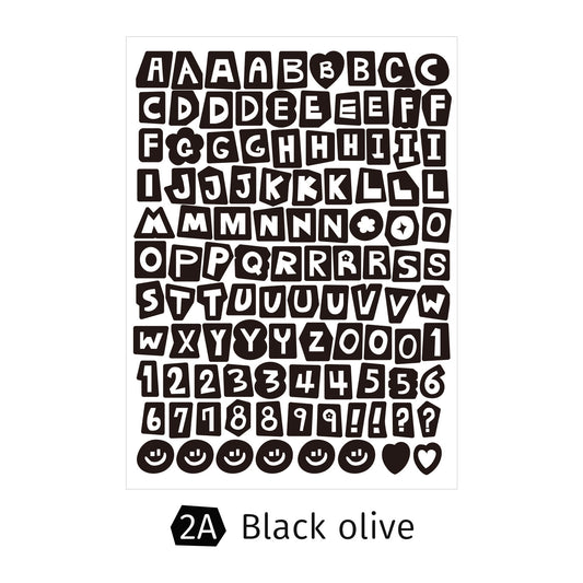 Alphabet Sticker Sheets