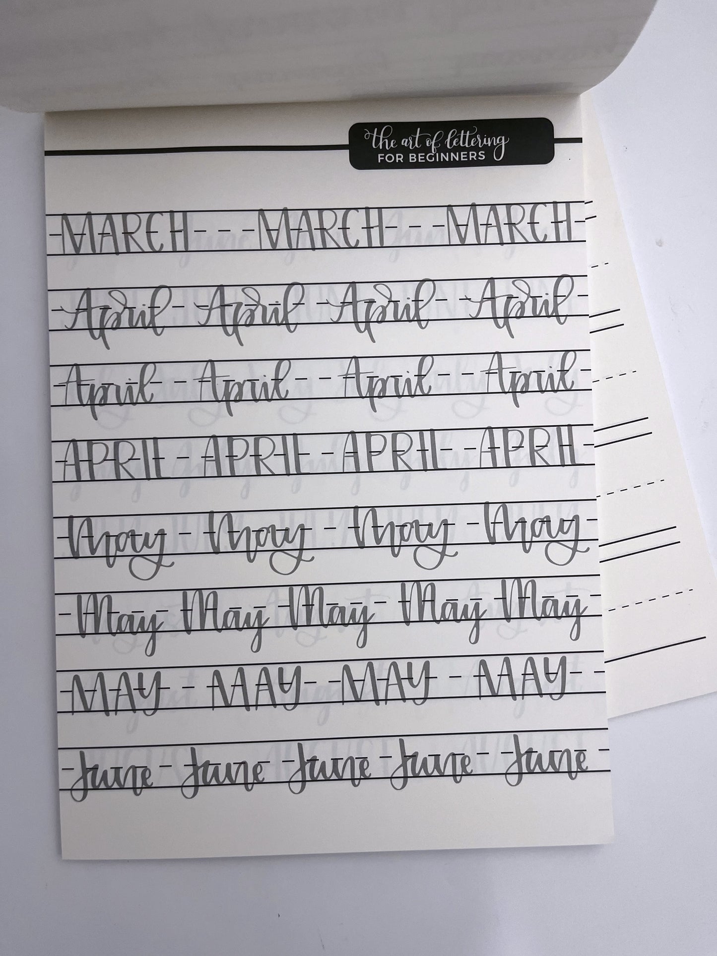 Calligraphy Practice Book (40 sheets) - ShopHaul
