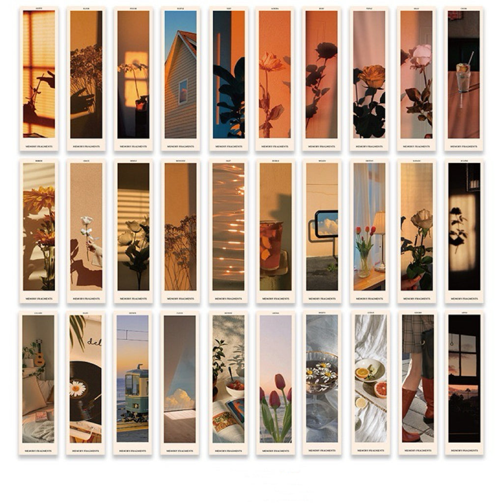 Memory Fragments Paper Bookmark