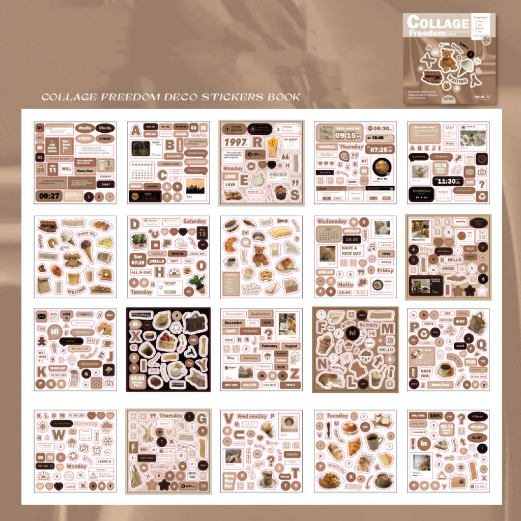 Collage Freedom Sticker Book - ShopHaul