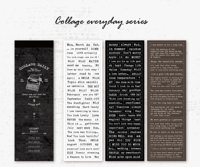College Die-cut Stickers Book (30 sheets) - ShopHaul