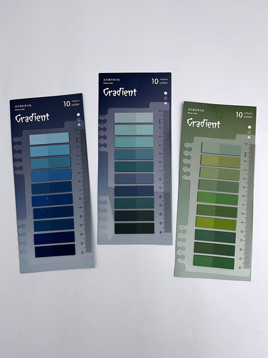 Gradient Color Transparent Annotating Tabs - ShopHaul