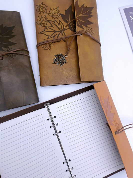 Maple Leaf A5 Traveler’s Journal (Lined) - ShopHaul