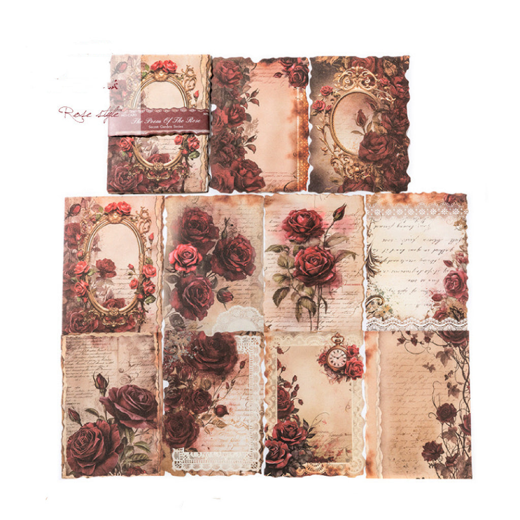 Secret Garden Series Scrap Papers (30 pcs) - ShopHaul
