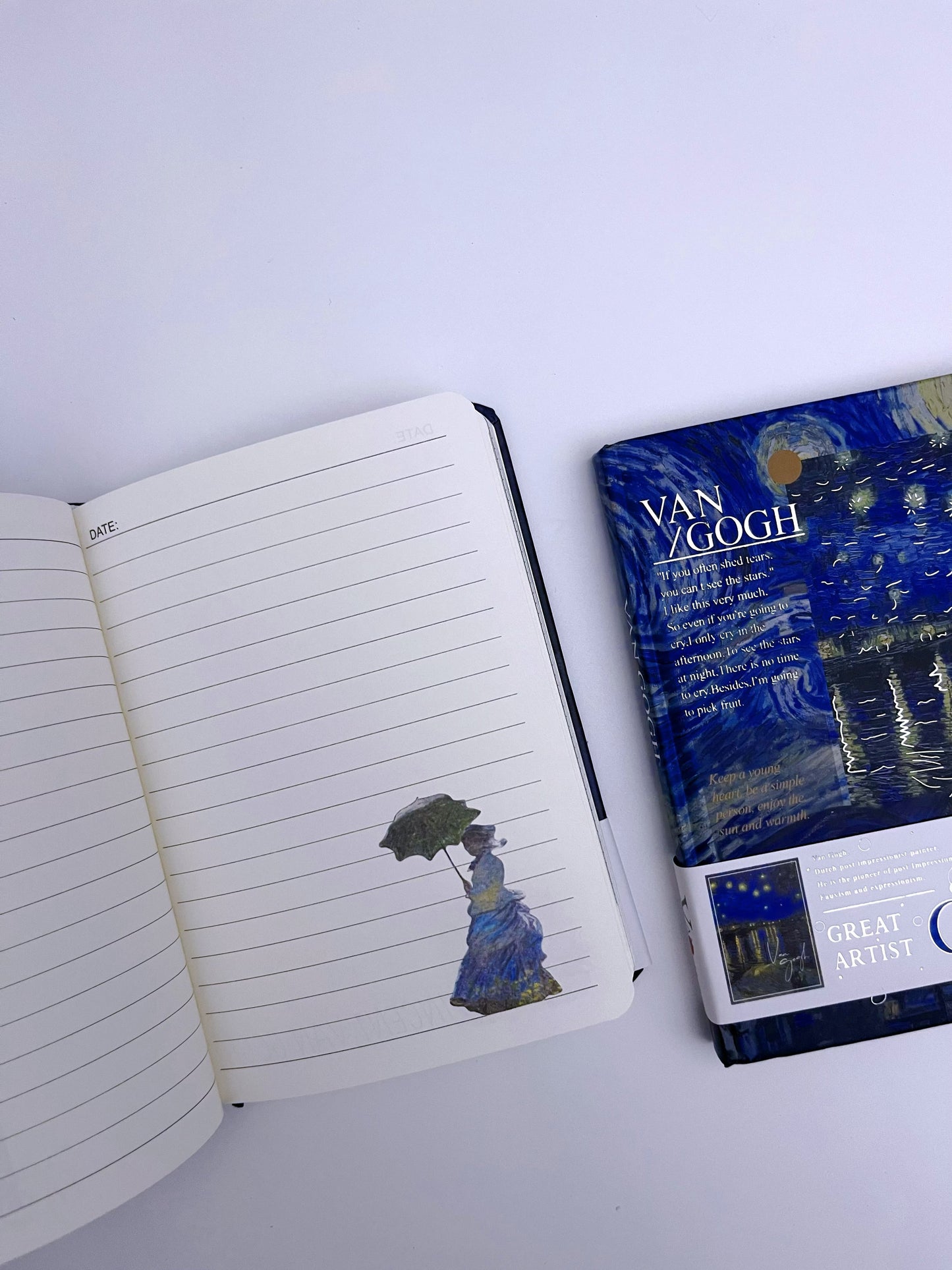 Retro Van Gogh Painting Journal / Notebook (Lined and Gridded Pages) - ShopHaul