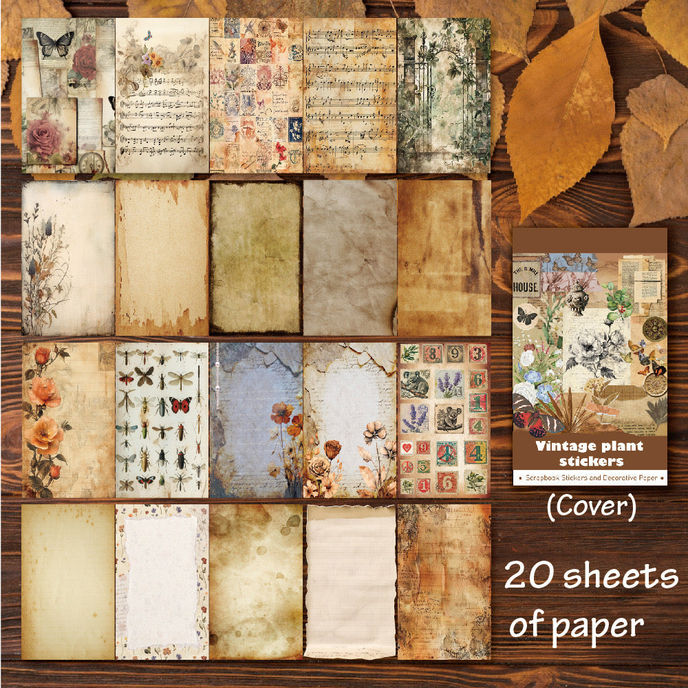 Vintage Sticker Sheets (38 sheets)