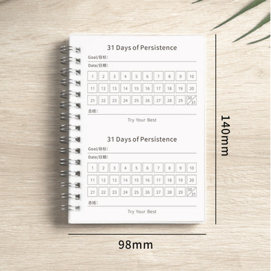A6 Daily Check-in / Habit Tracking Book