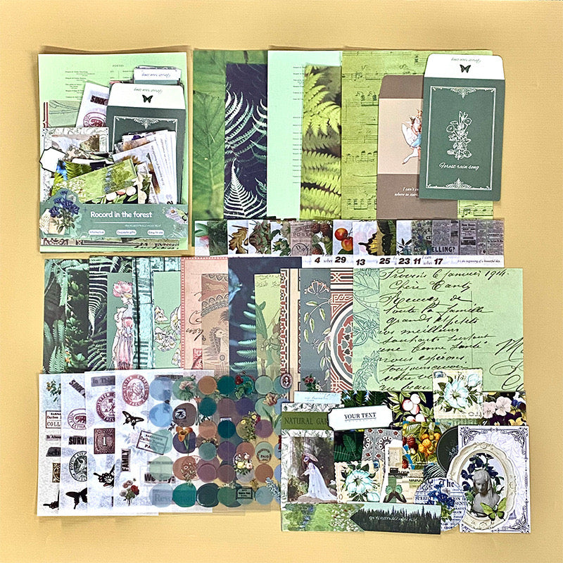 Vintage Series Journaling Material Pack (91 pcs)