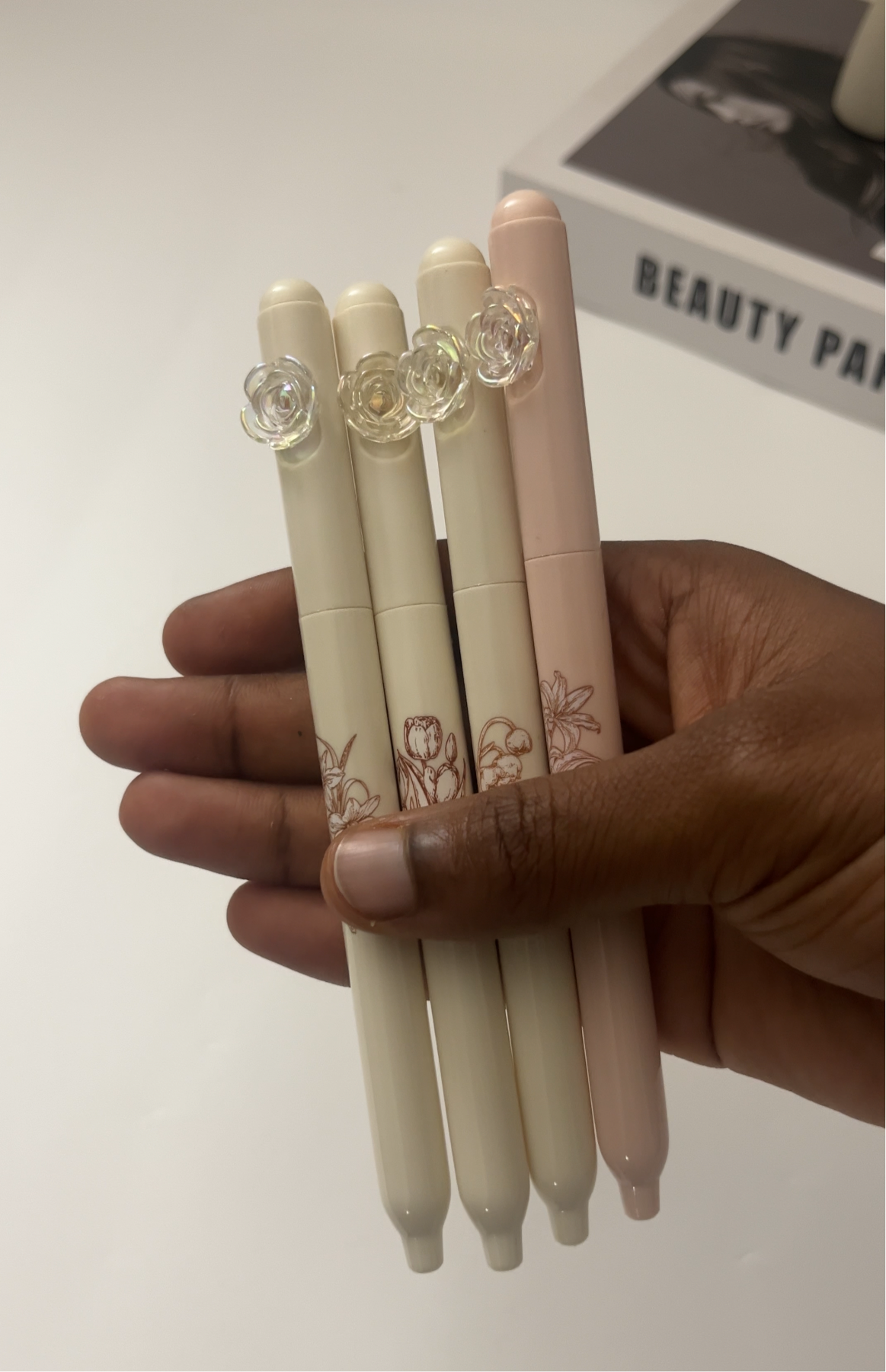 Cute Black Ink Pens Set (4pcs) - 0.5mm - ShopHaul