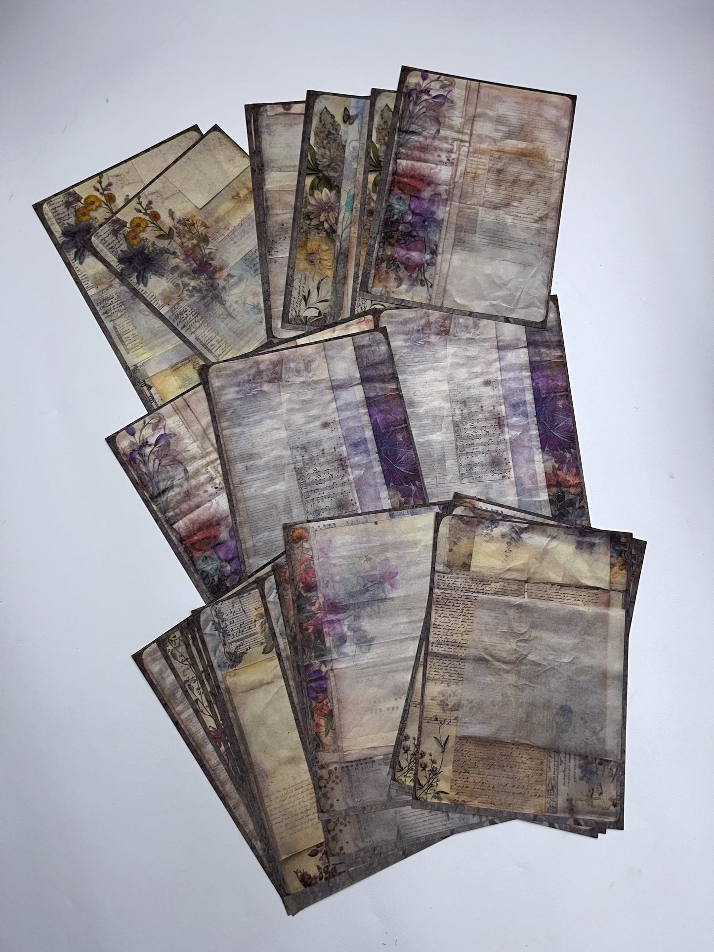 Vintage Letter Scrap Papers Set - ShopHaul