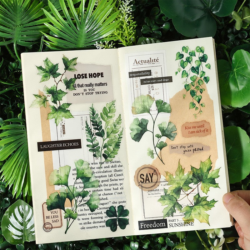 Leaf Stickers Set (20 pcs)