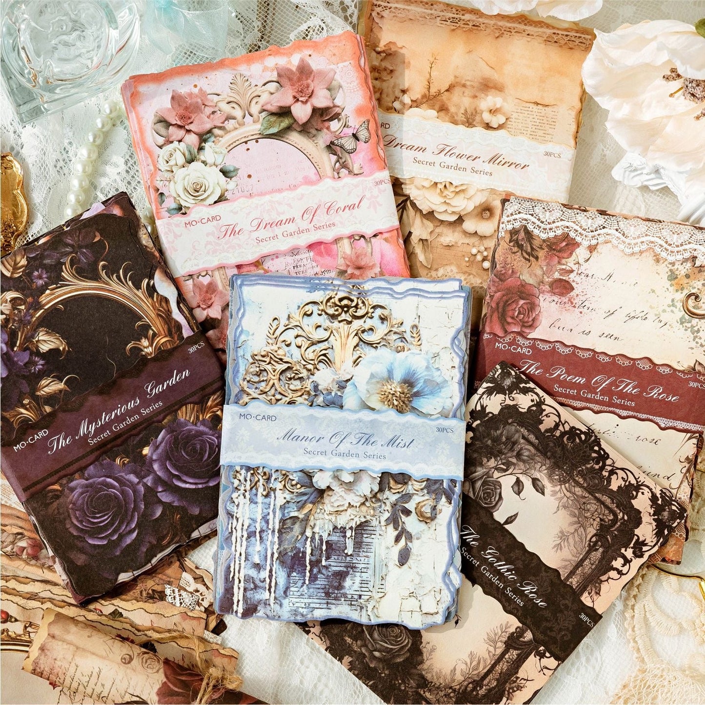 Secret Garden Series Scrap Papers (30 pcs) - ShopHaul