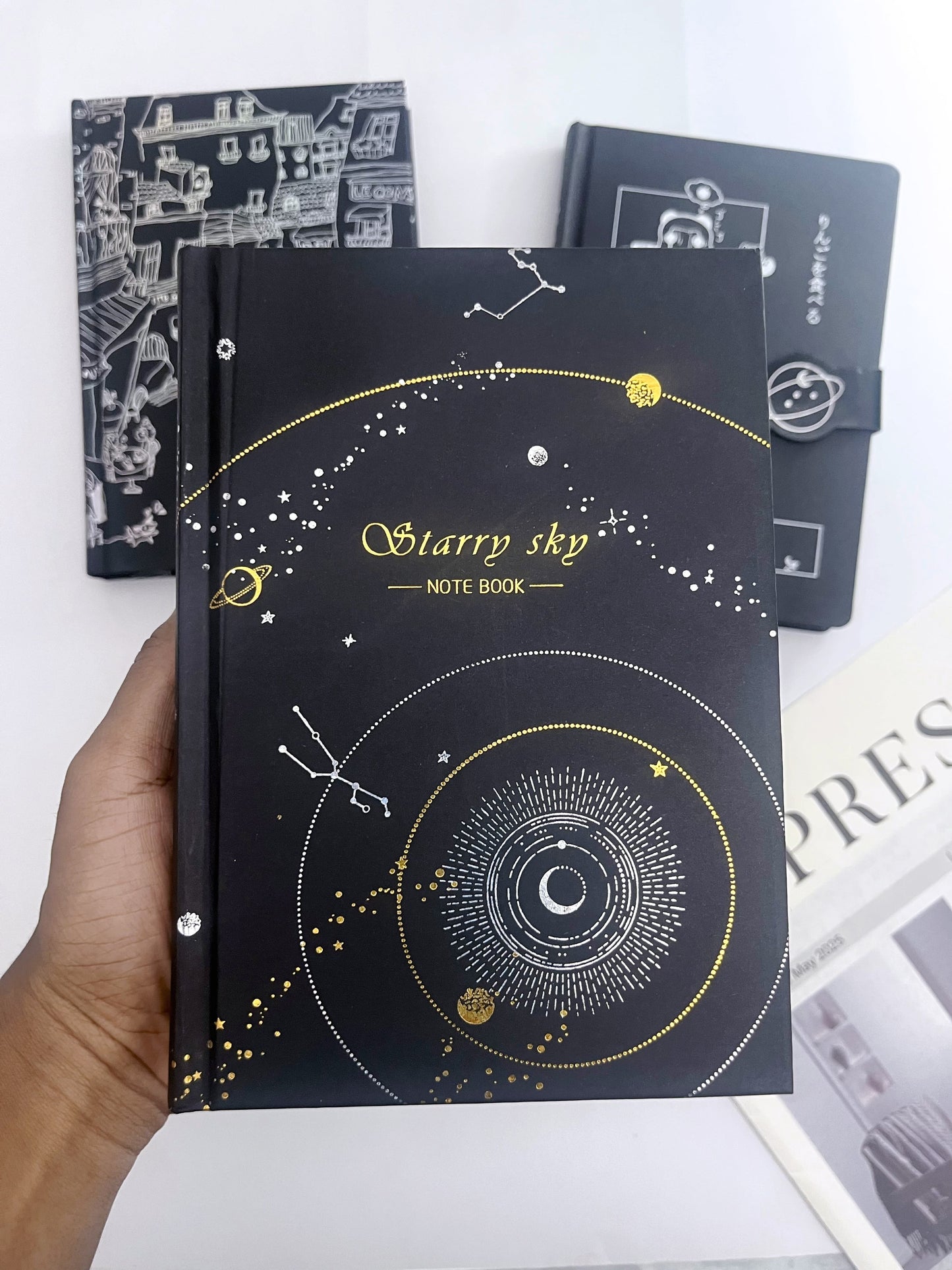 A5 Black Blank Sheets Journal - ShopHaul