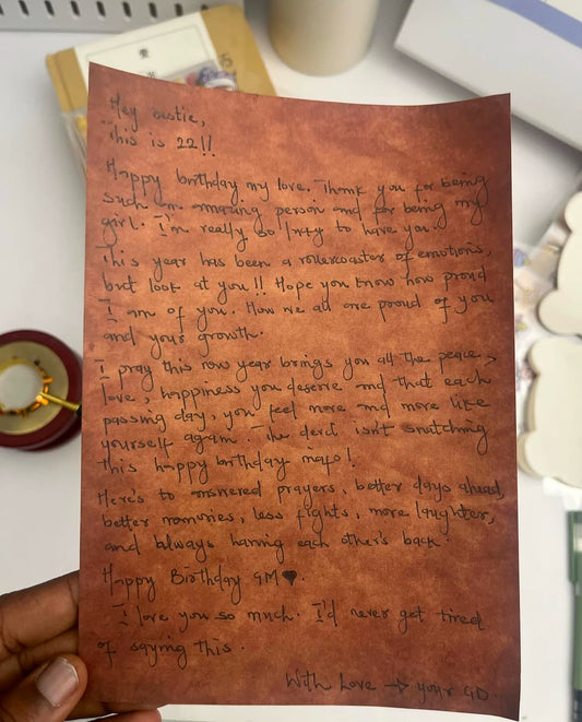 Wax-sealed Handwritten Vintage Letter