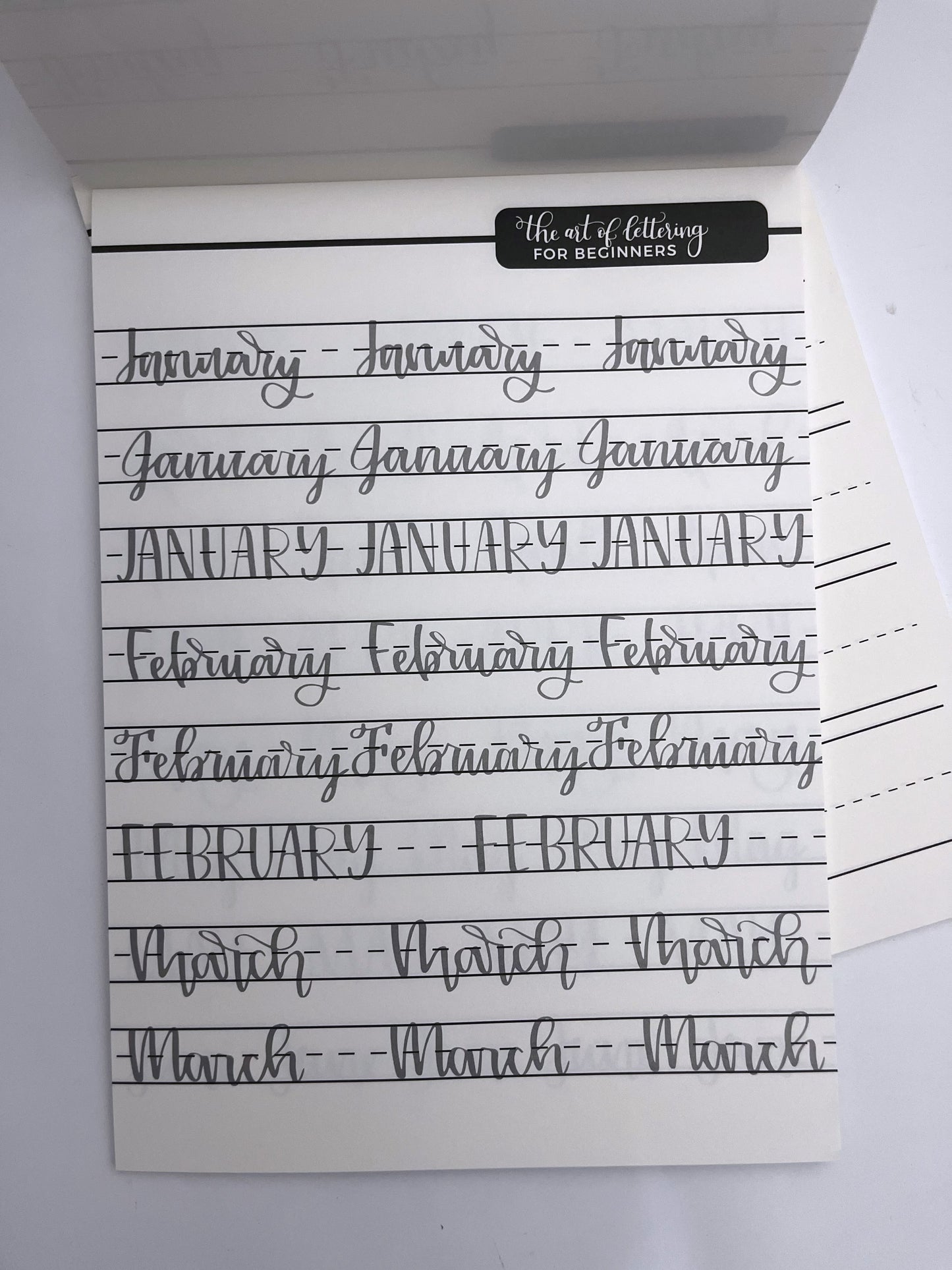 Calligraphy Practice Book (40 sheets) - ShopHaul