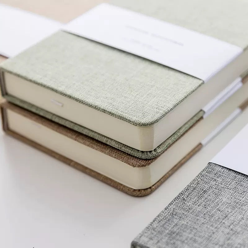 Linen HardCover Journal / Notebook (Lined, Blank, Gridded)