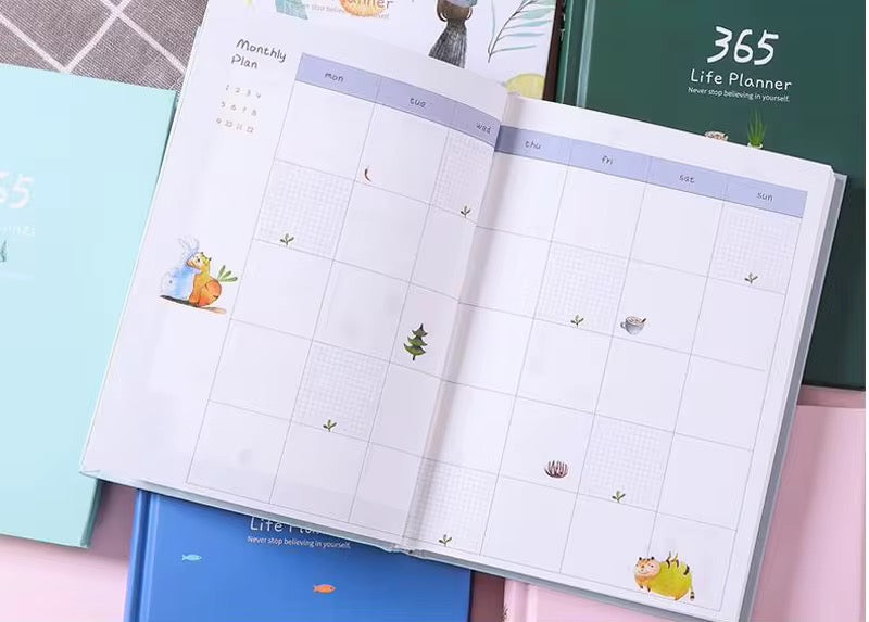 365 Days Planner Book