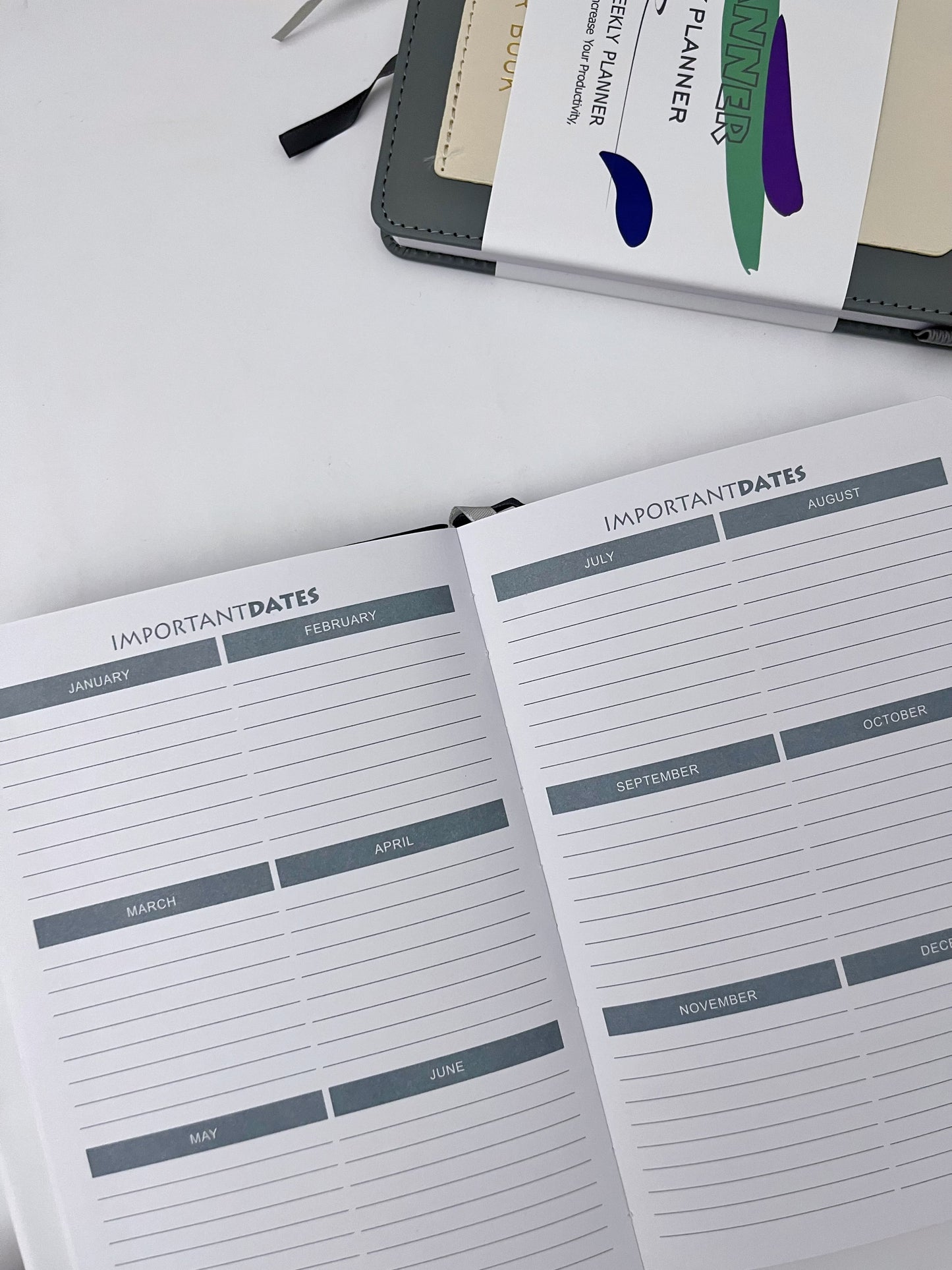 12 Months Nondated Weekly Planner Book - ShopHaul