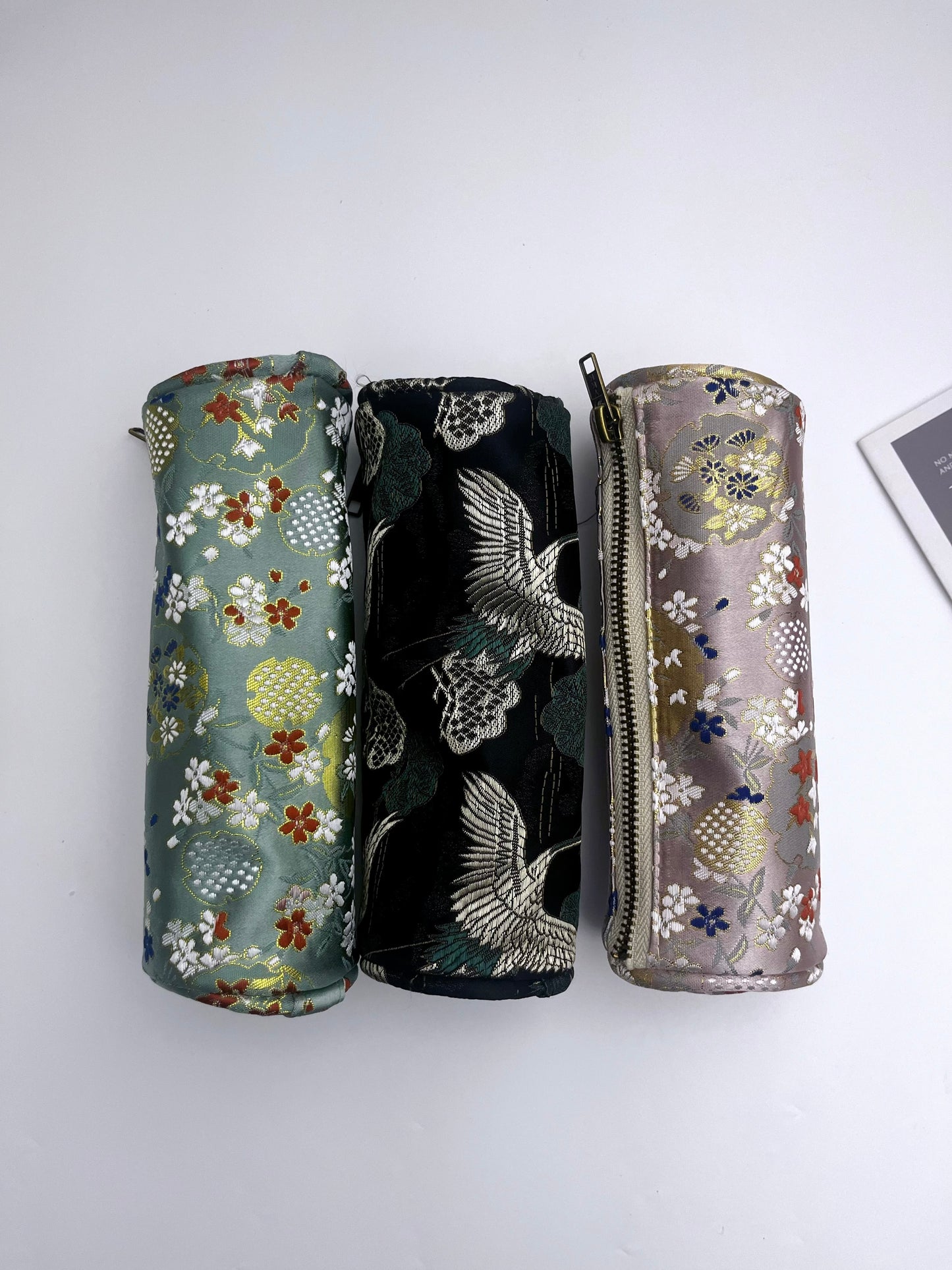 Damask / Brocade Fabric Pen Case / Pouch - ShopHaul