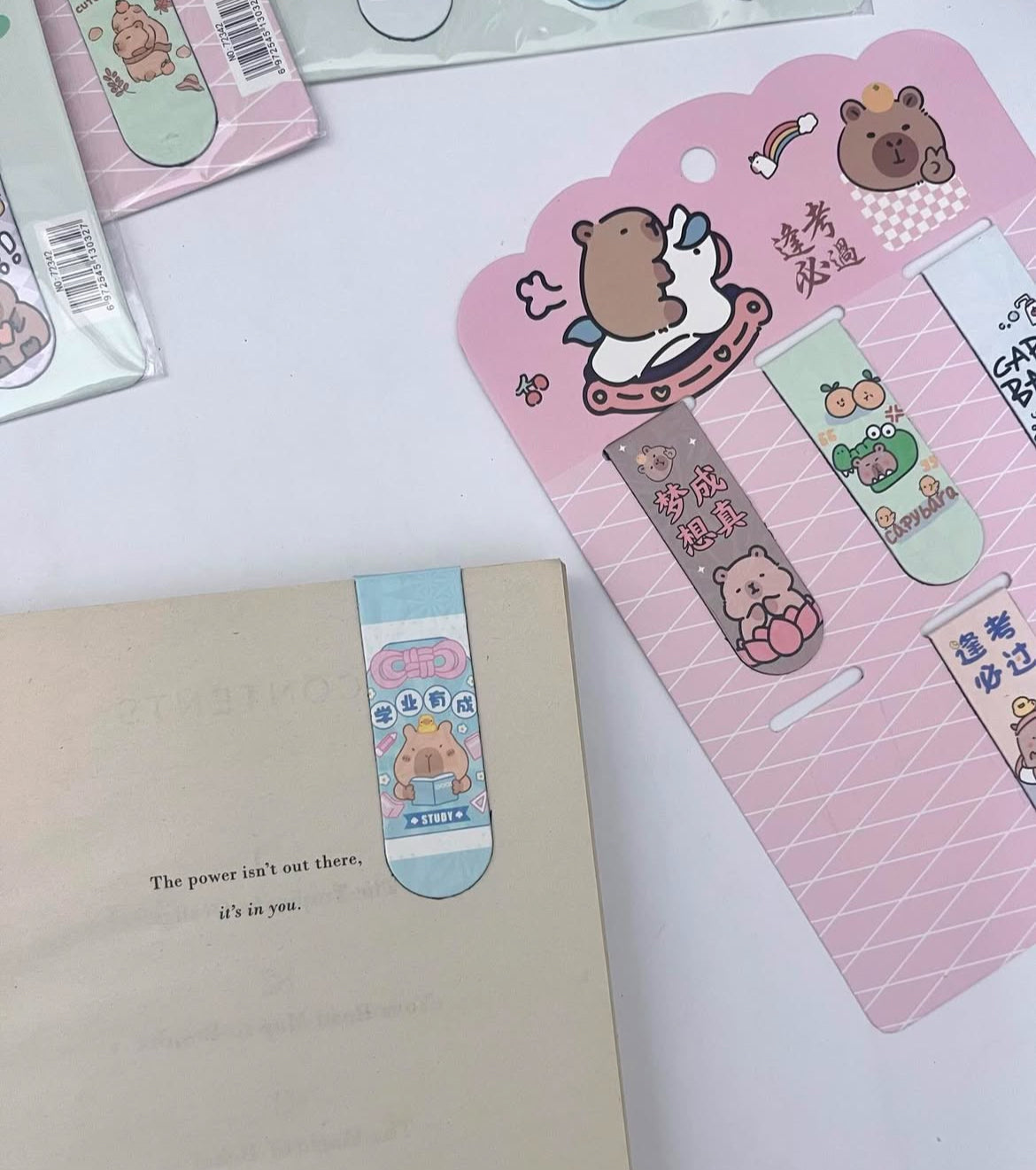 Cartoon Magnetic Bookmarks Set - ShopHaul