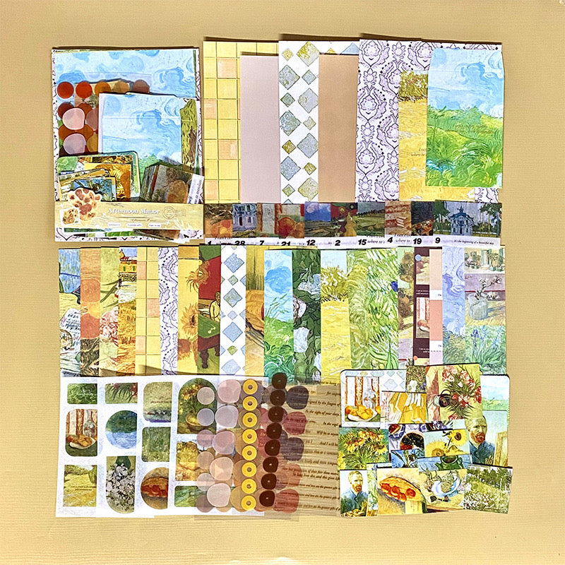 Vintage Series Journaling Material Pack (91 pcs)