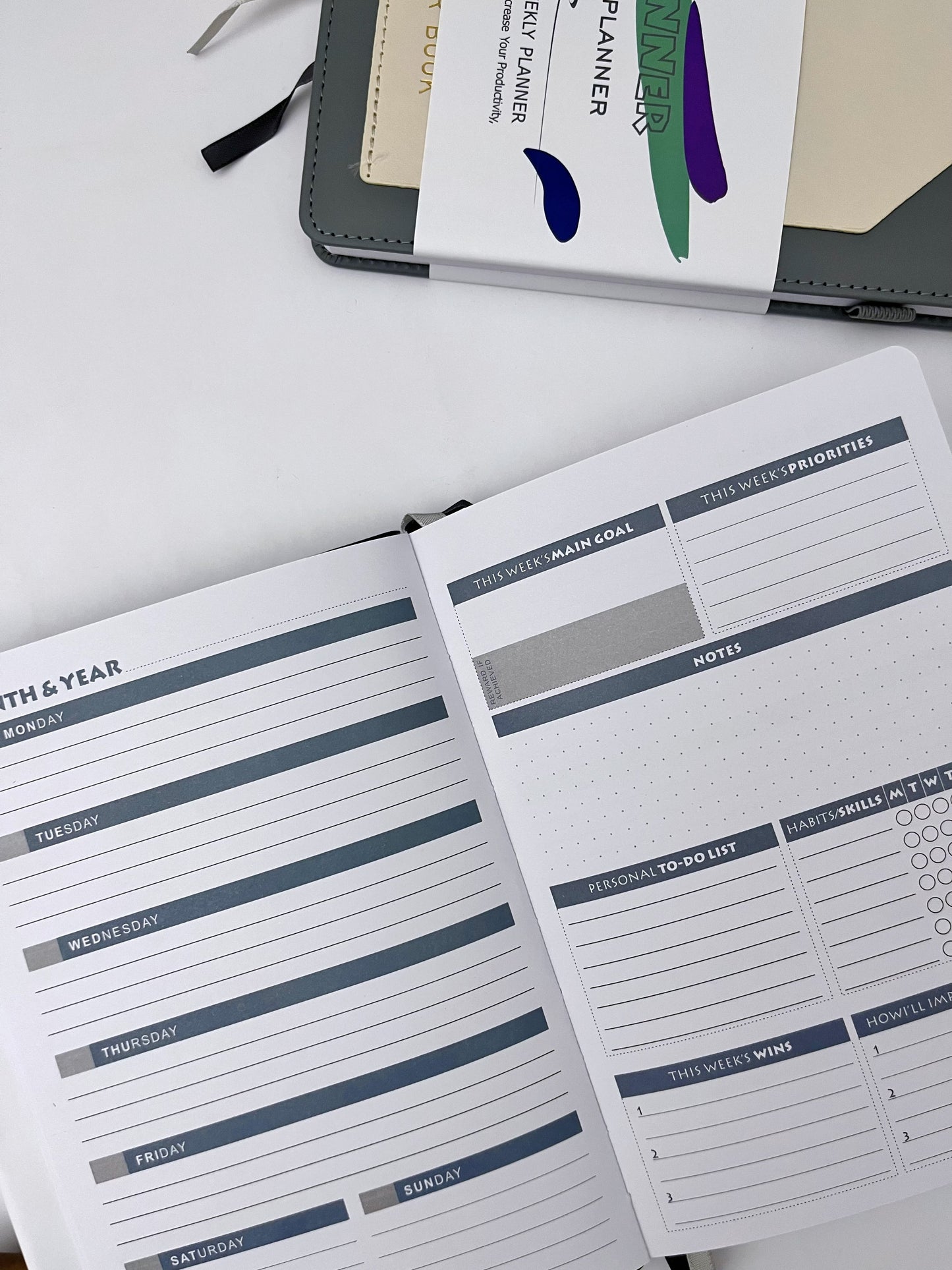 12 Months Nondated Weekly Planner Book - ShopHaul