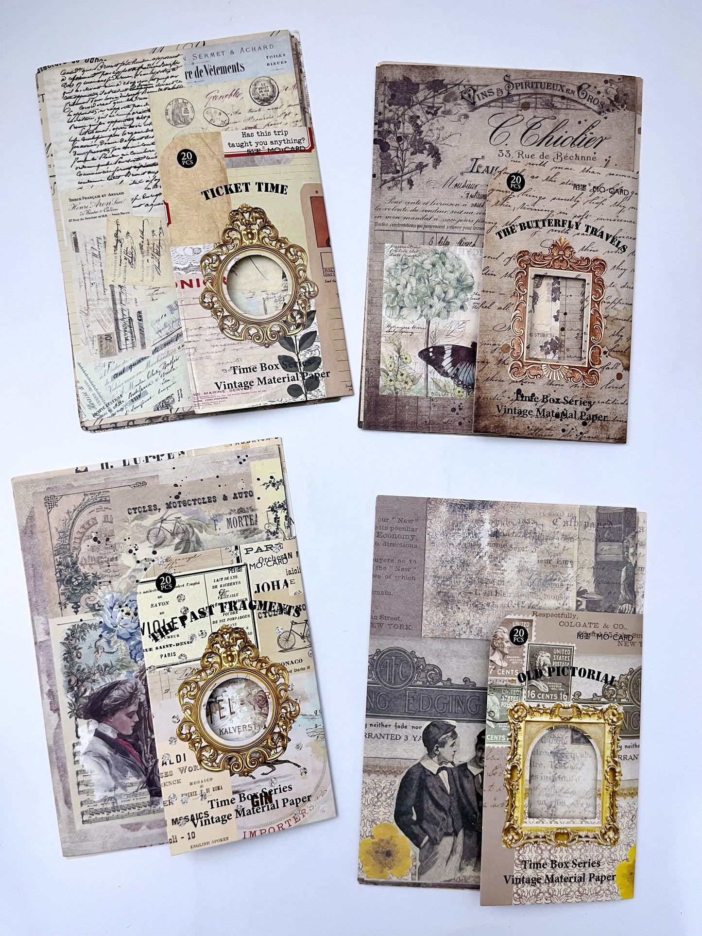 Retro Material Papers Set - ShopHaul