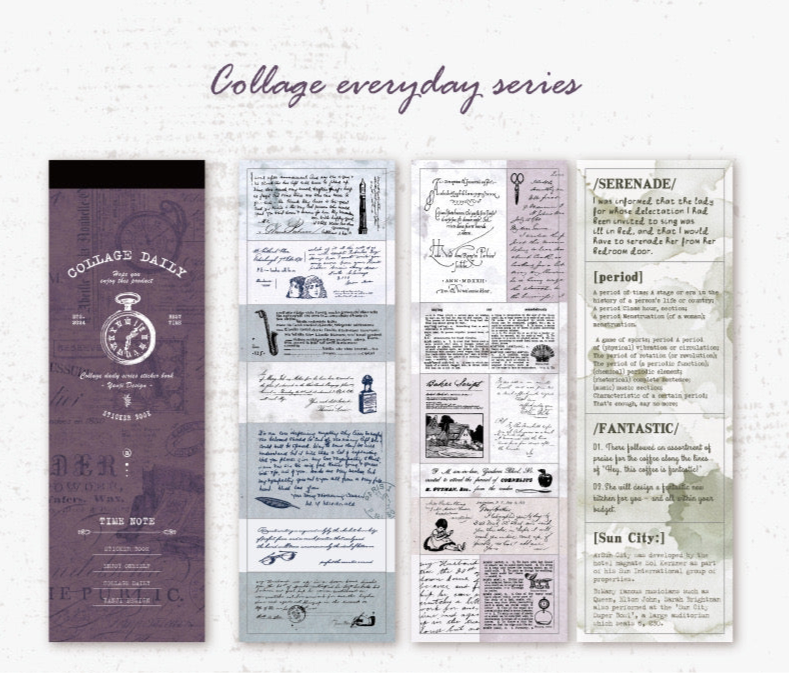 College Die-cut Stickers Book (30 sheets) - ShopHaul