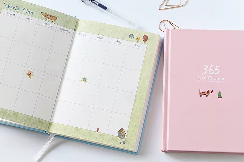 365 Days Planner Book
