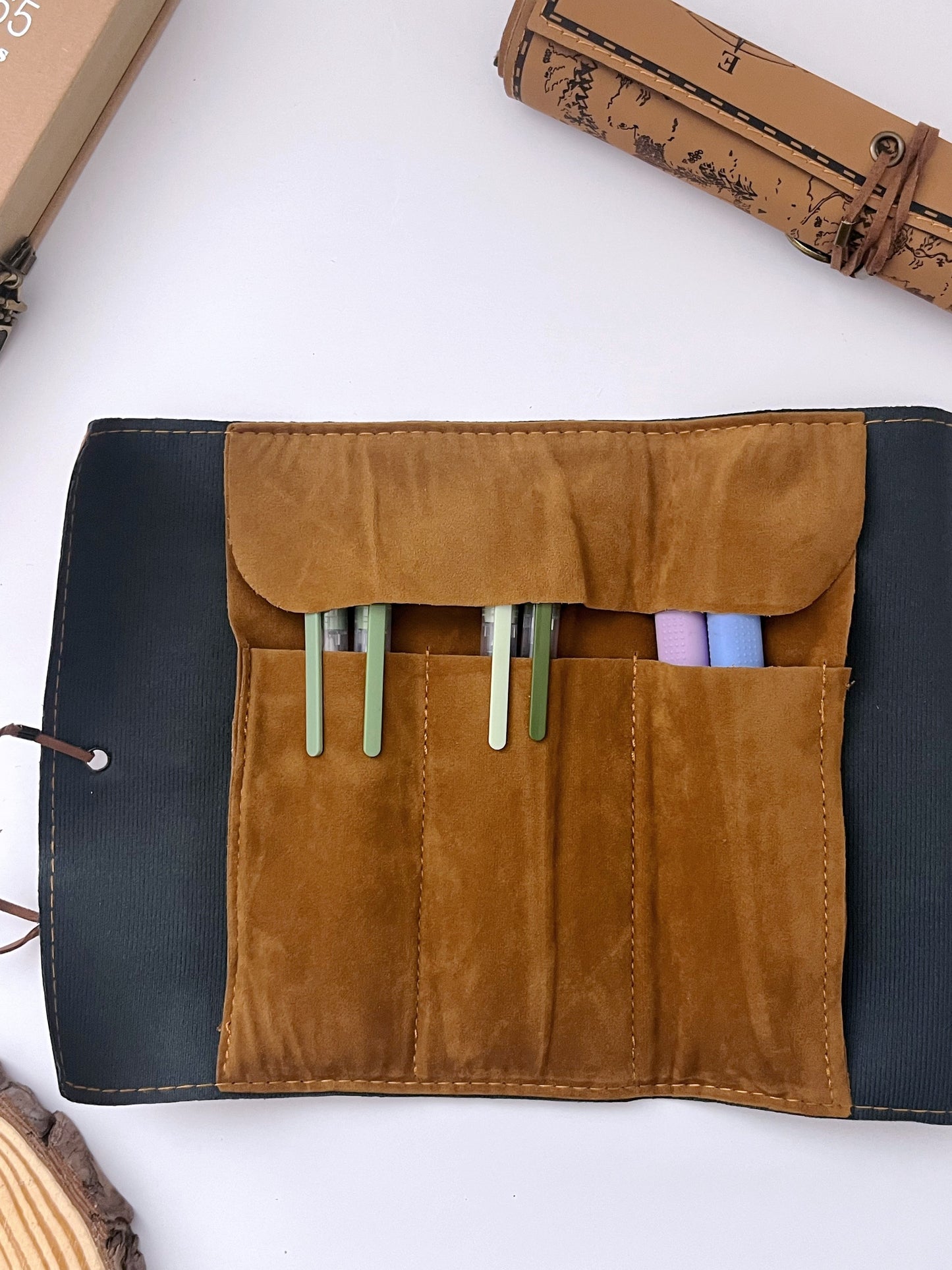 Vintage Wrap Pen Pouch - ShopHaul