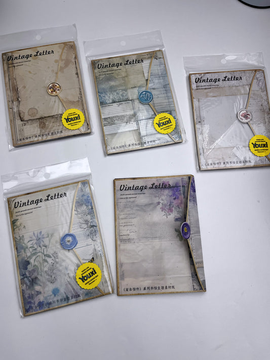 Vintage Letter Scrap Papers Set - ShopHaul