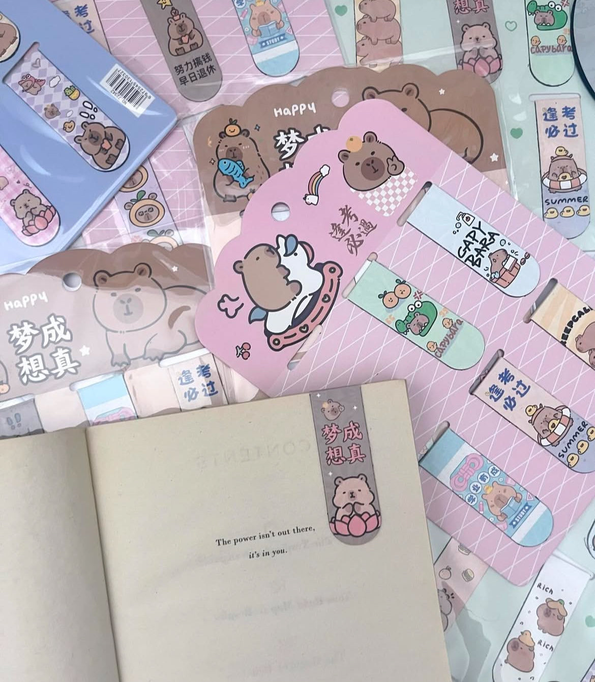 Cartoon Magnetic Bookmarks Set - ShopHaul