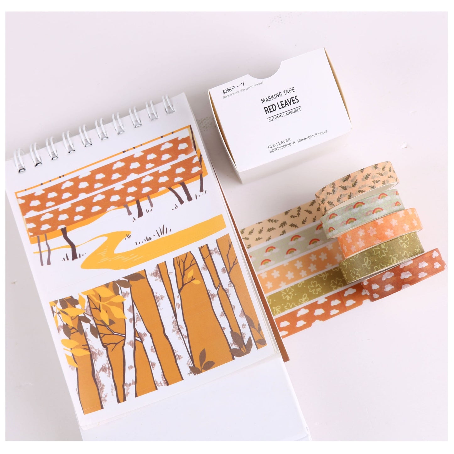 Plant-theme Washi Tapes Set