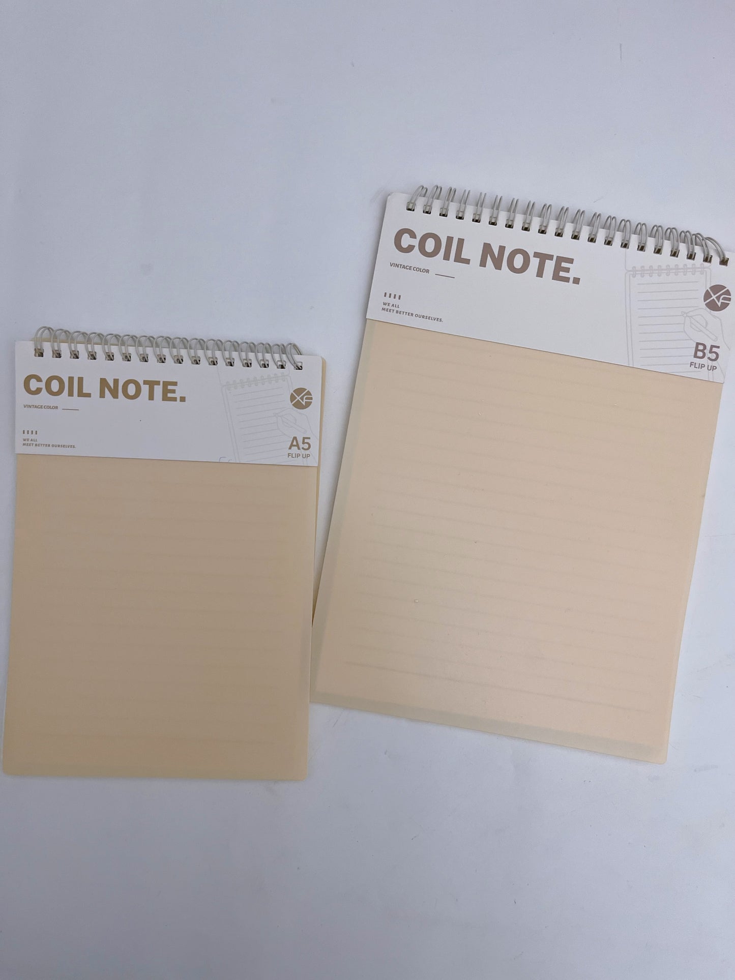 Flip-up A5 / B5 Spiral Coil Notebook