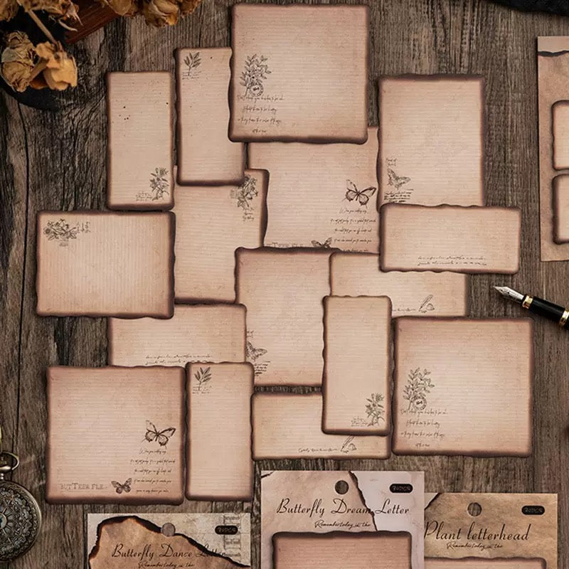 Vintage Sticky Notes (30 pcs)