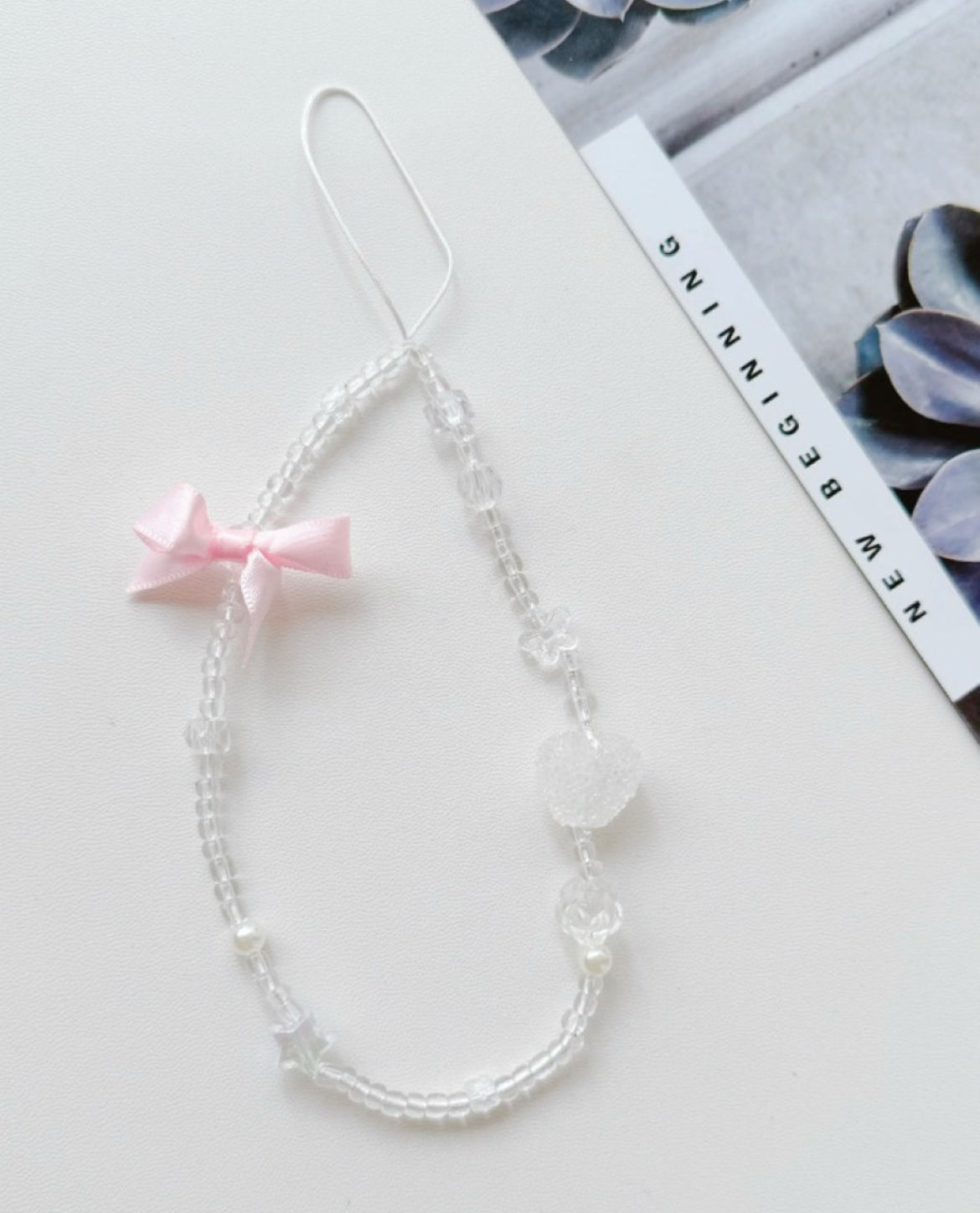 Cute Acrylic Bead Phone Lanyard - ShopHaul