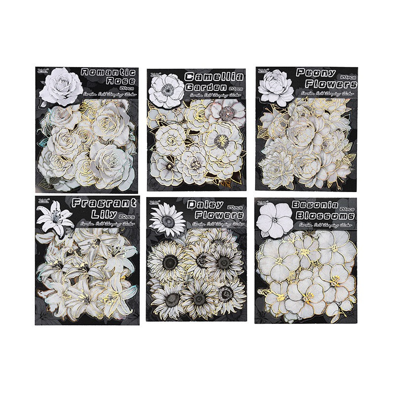 Floral Stickers Set (20pcs)