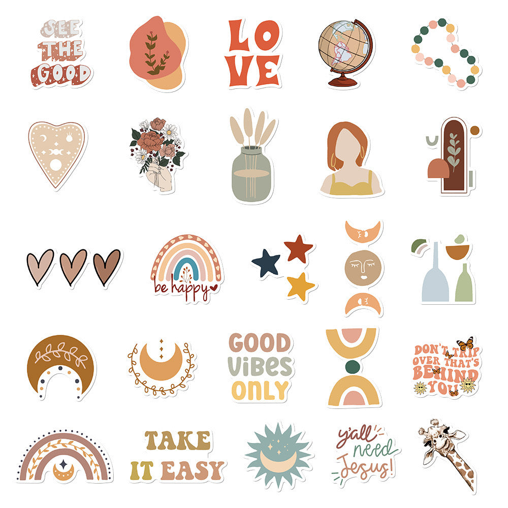Bohemian / Cute Aesthetic Stickers - ShopHaul