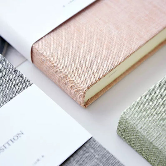 Linen HardCover Journal / Notebook (Lined, Blank, Gridded)