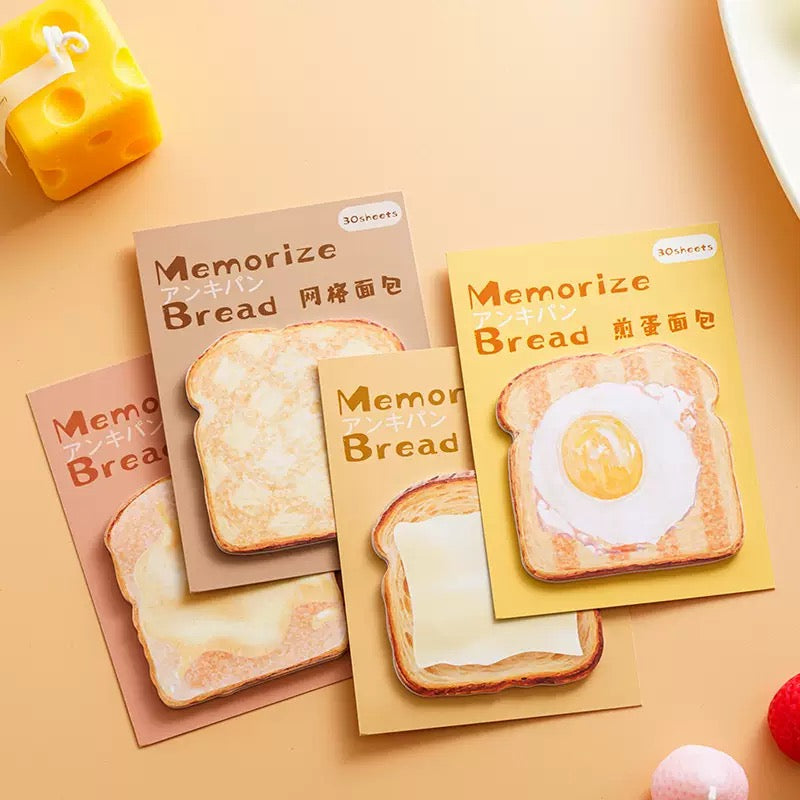 Memorize Bread Sticky Notes (30 sheets)