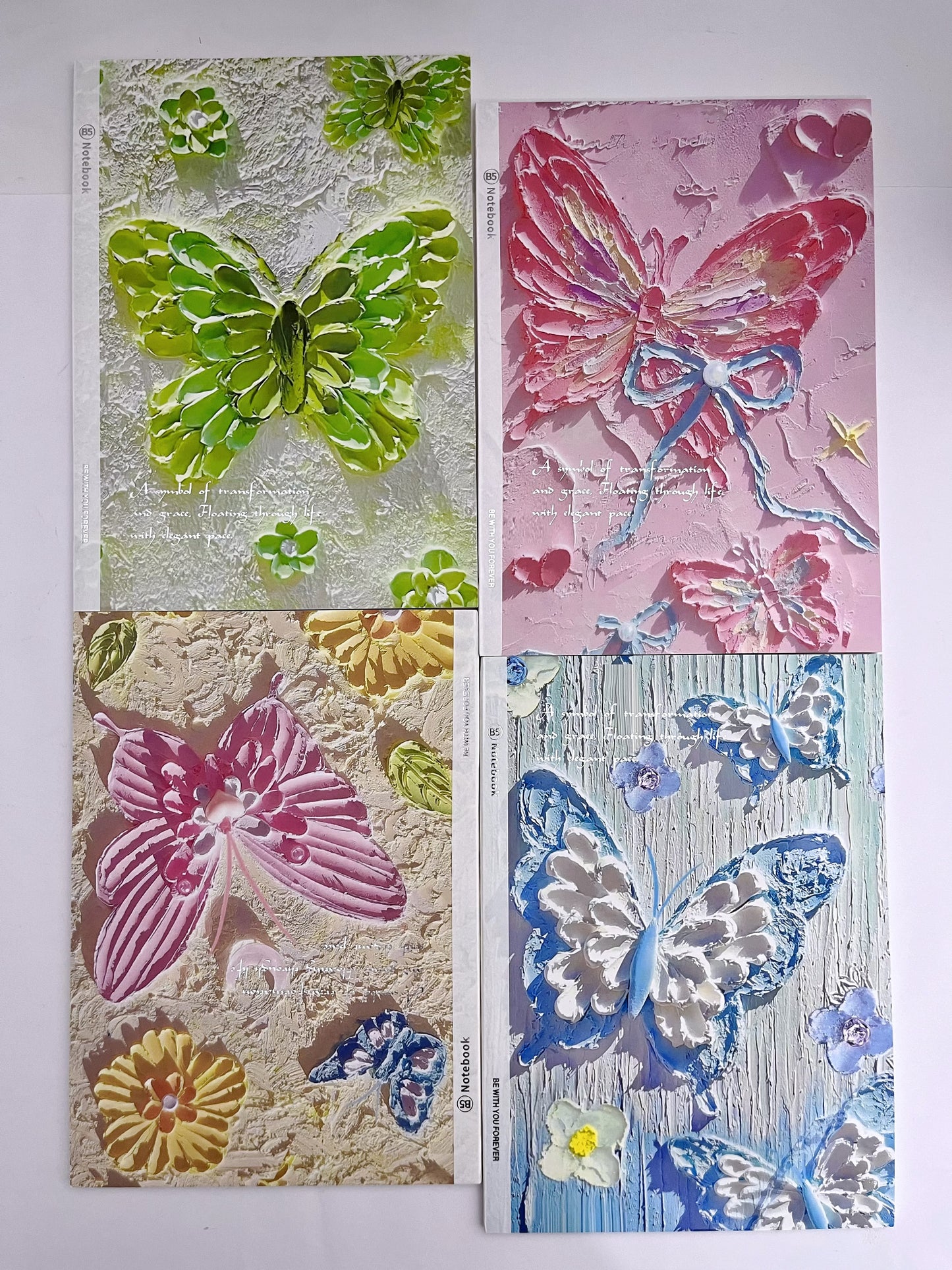Butterfly B5 Lined Notebook - ShopHaul