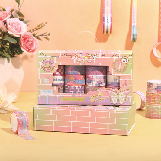 20 rolls of Washi Tapes Set - ShopHaul