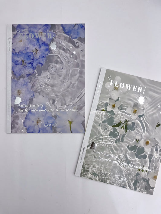 Flower B5 Lined Notebook - ShopHaul